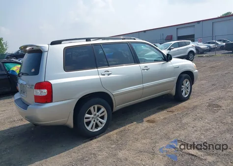 2007 Toyota Highlander Hybrid V6 z USA, uszkodzony, nr VIN JTEEW21A870048021